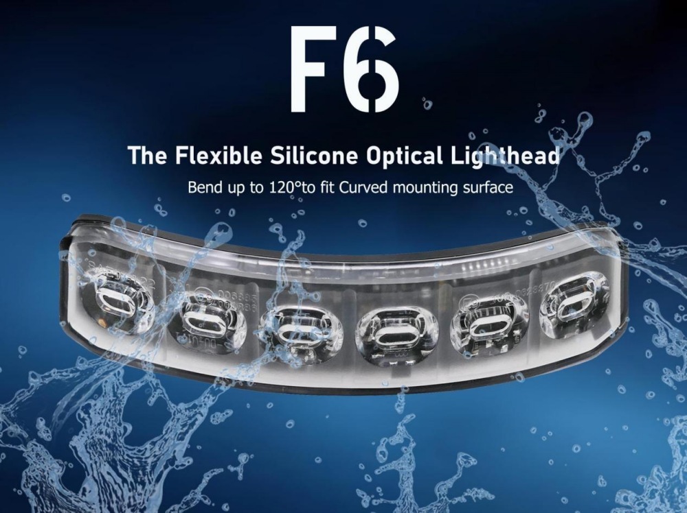 Novos faróis LED de silicone dobráveis