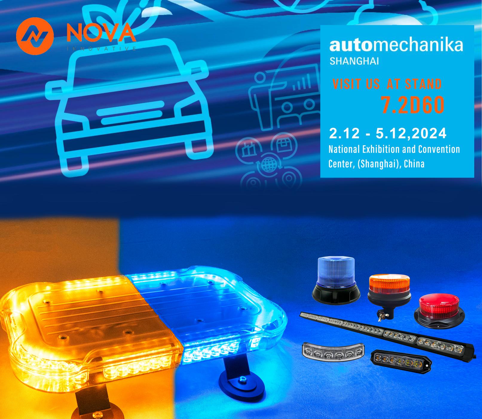 Nova Vehicle Convida você para nos visitar na Automechanika Shanghai 2024